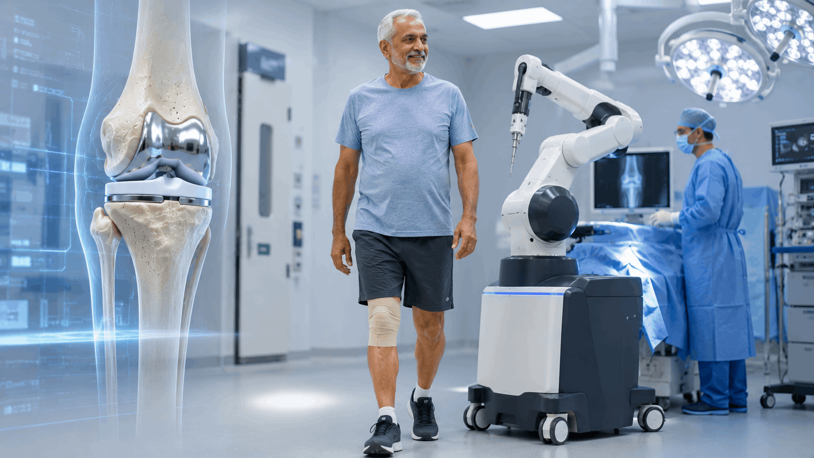 Robotic Knee Replacement Surgery for Senior Citizens: What to Expect