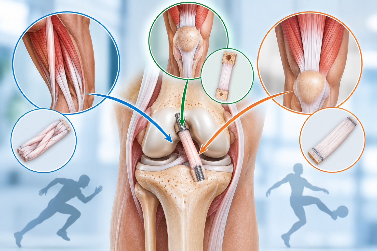 Choosing an ACL Graft: Hamstring vs Patellar Tendon vs Quadriceps Tendon